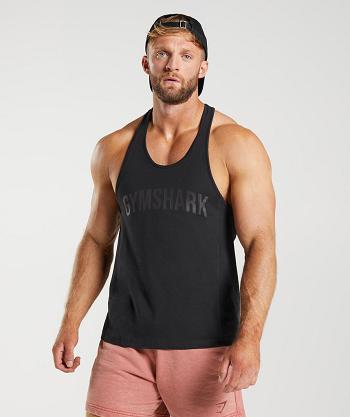 Pánské Stringers Gymshark Power Černé | CZ 2593ILH